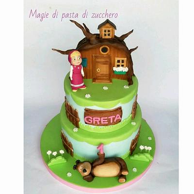 masha and bear - Cake by Mariana Frascella