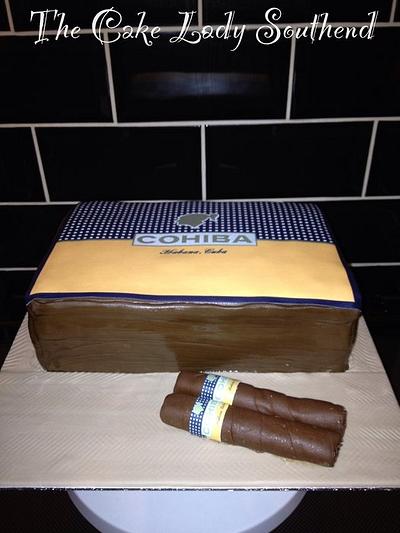 Cigar box cake - Cake by Gwendoline Rose Bakes
