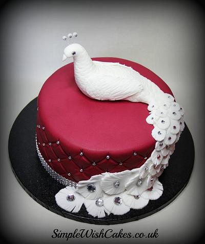 White Peacock - Cake by Stef and Carla (Simple Wish Cakes)