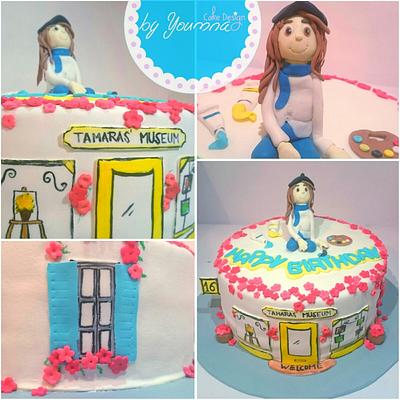 Art museum  - Cake by Cake design by youmna 