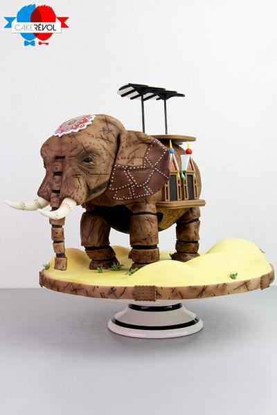 The Elephant - Jules Verne’s Ephemeral Museum - Cake by CAKE RÉVOL