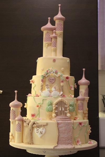 fairytale wedding castle  - Cake by Nikoletta Giourga