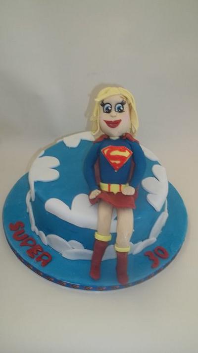 SuperGirl - Cake by elizabake1