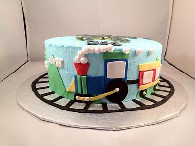 Throwback Choo Choo Train - Cake by Dawn Henderson