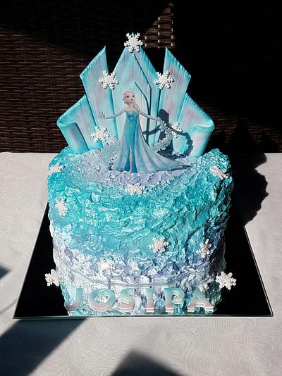 Frozen Elsa cake - Cake by Tirki