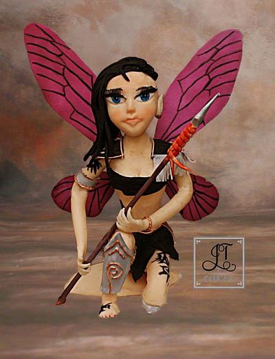 Away with the fairies - Gaia the warrior fairy - Cake by JT Cakes