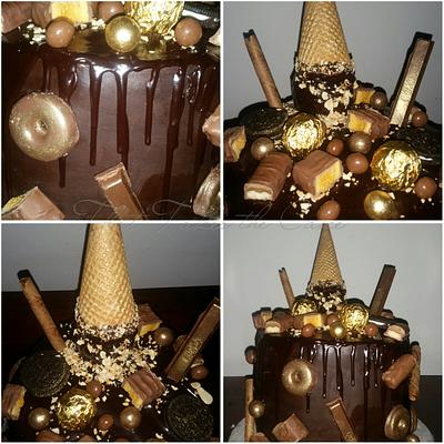 Chocolate icecream drip cake  - Cake by Tasneem Latif (That Takes the Cake)