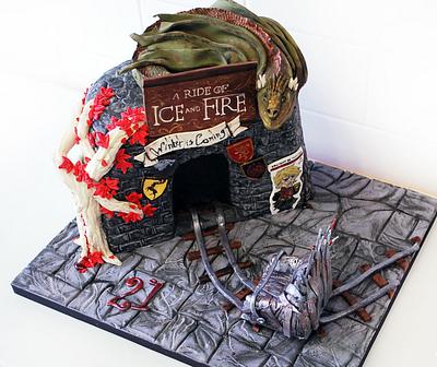 A Ride of Ice and Fire - Cake by Danielle Lainton