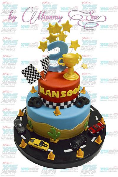 Racing Cars Themed Cake - Cake by Mommy Sue