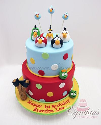 Angry birds ... - Cake by Cynthia Jones