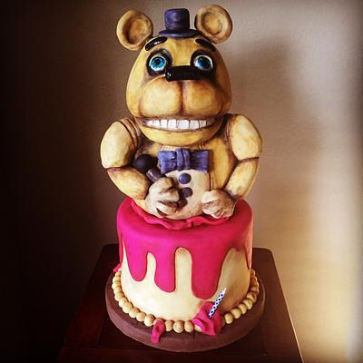 Freddy Fazbear Cake - Cake by Ambrosia Cakes