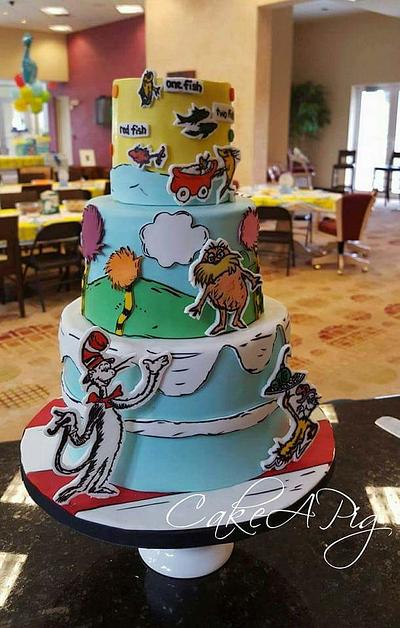 Dr Seuss cake - Cake by CakeAPig