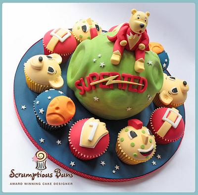Big Cake Little Cakes : SuperTed & Friends - Cake by Scrumptious Buns
