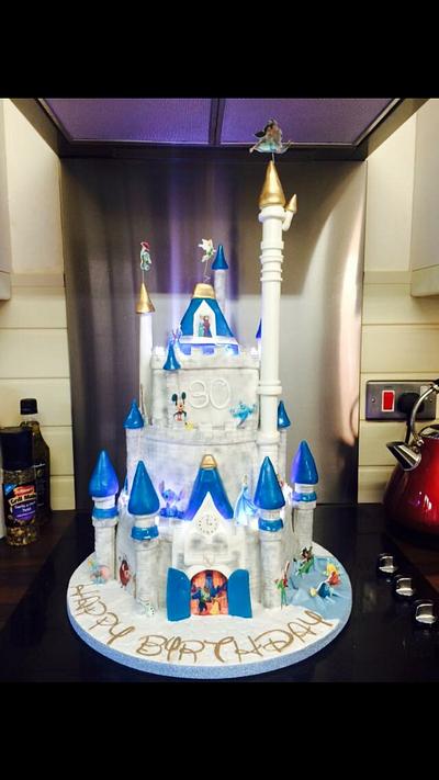 Disney castle  - Cake by pat & emma