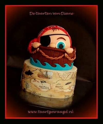 Keek-a-boo pirate! - Cake by Diane75