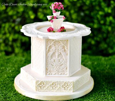 Mughal Garden in RI - Cake by Prachi Dhabaldeb