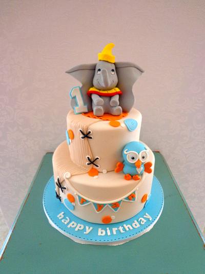 Dumbo and Hoot - Cake by Eat Sweet Cakes