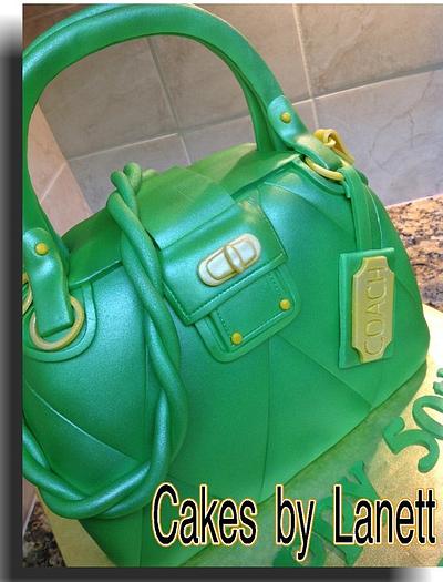 Green Coach Purse - Cake by Lanett