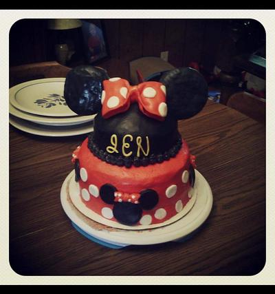 minnie mouse - Cake by JennifersSweetTreats