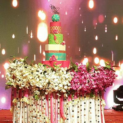 Indian Wedding Cake - Cake by Urvi Zaveri 