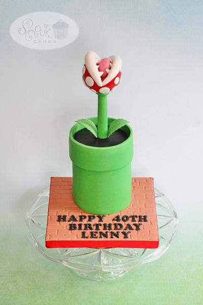 Mario Piranha Plant Cake!  - Cake by Leila Shook - Shook Up Cakes