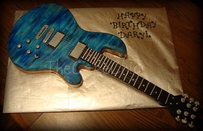 Guitar Cake - Cake by Misty