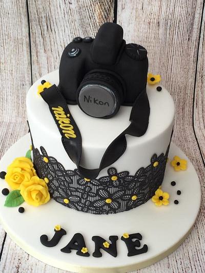 Camera Cake - Cake by Lorraine Yarnold