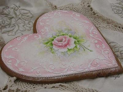 Pink rose - Cake by Teri Pringle Wood