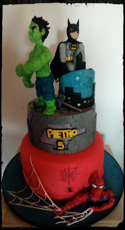  Super heroes - Cake by Torte decorate di Stefy by Stefania Sanna