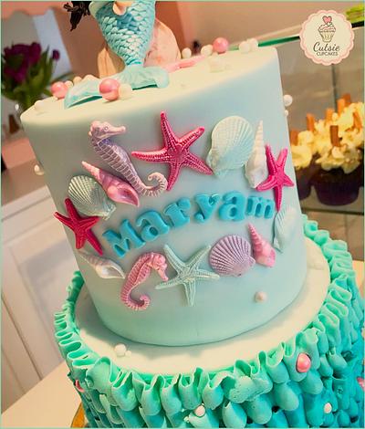 Mermaid Under the Sea - Cake by Cutsie Cupcakes