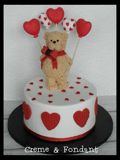 Lovely bear - Cake by Creme & Fondant