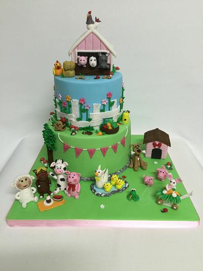 Old mcDonald had a farm - Cake by Sunny85