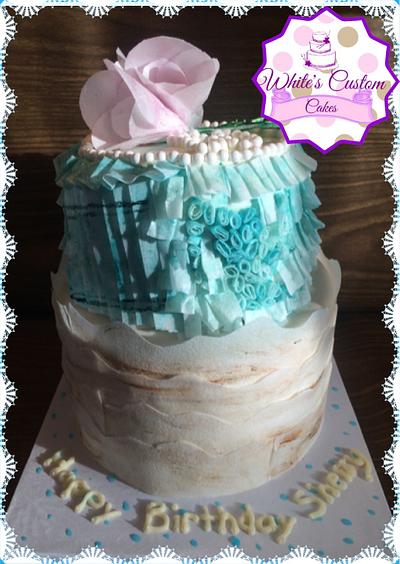 Wafer paper cake - Cake by Sabrina - White's Custom Cakes 