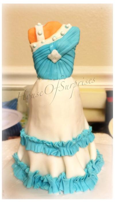 Dress topper - Cake by Shikha