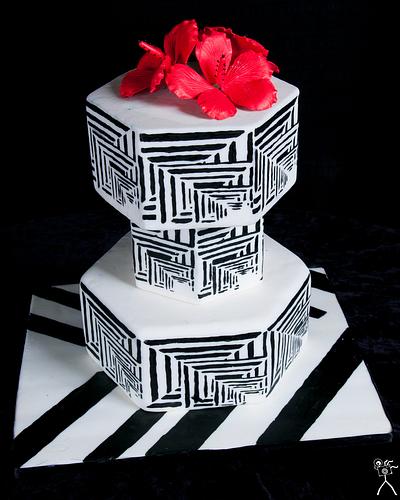Optical Illusion - Cake by Caking Around Bake Shop