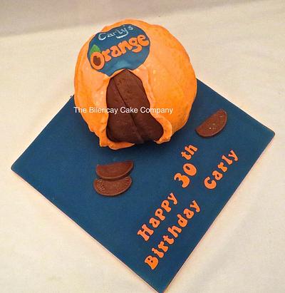 Chocolate Orange - Cake by The Billericay Cake Company