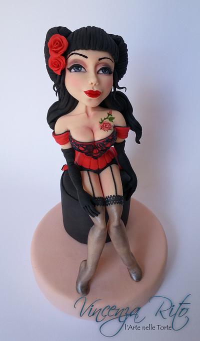 Lady burlesque - Cake by Vincenza Rito - l'Arte nelle torte