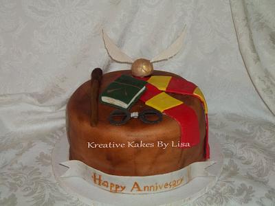 Harry Potter themed cake - Cake by lschreck06