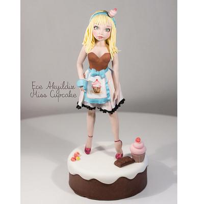 Little Miss Cupcake Doll - Cake by Caking with love