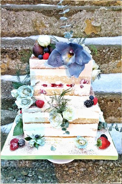 Wintery Bridal shower cake  - Cake by Danijela Lilchickcupcakes