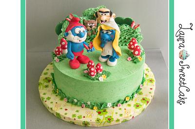 Smurfs Cake - Cake by Laura Dachman