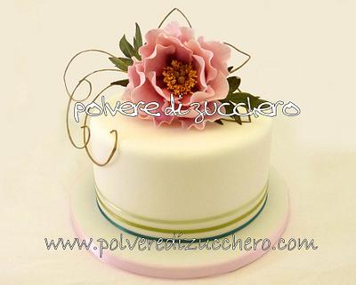 peony cake - Cake by Paola