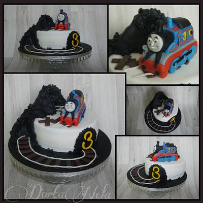 Thomas The Tank Engine Cake - Cake by DortaNela