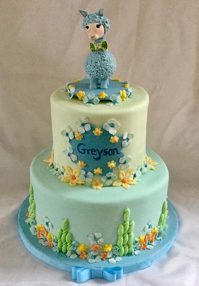 Greyson’s Christening Cake - Cake by Goreti