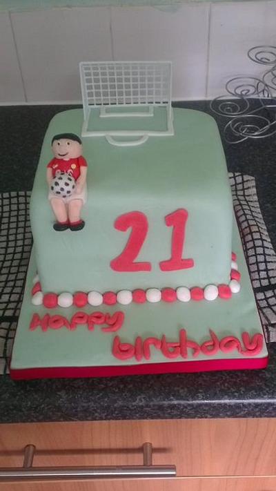 utd 21st - Cake by amy