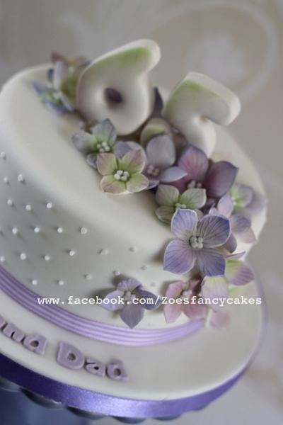 65th Birthday cake - Cake by Zoe's Fancy Cakes