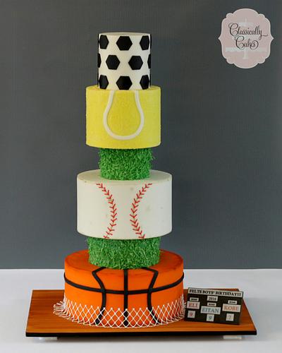 Sports Cake - Cake by Classically Cakes