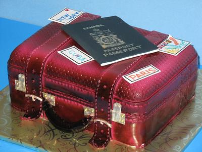 Travel suitcase - Cake by Jana Cakes