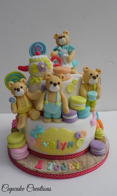 Teddy Bears Picnic Cake - Cake by Cupcakecreations