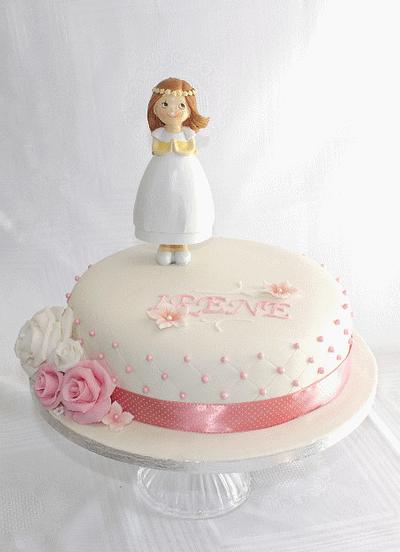 Simple First communion Cake - Cake by Artym 